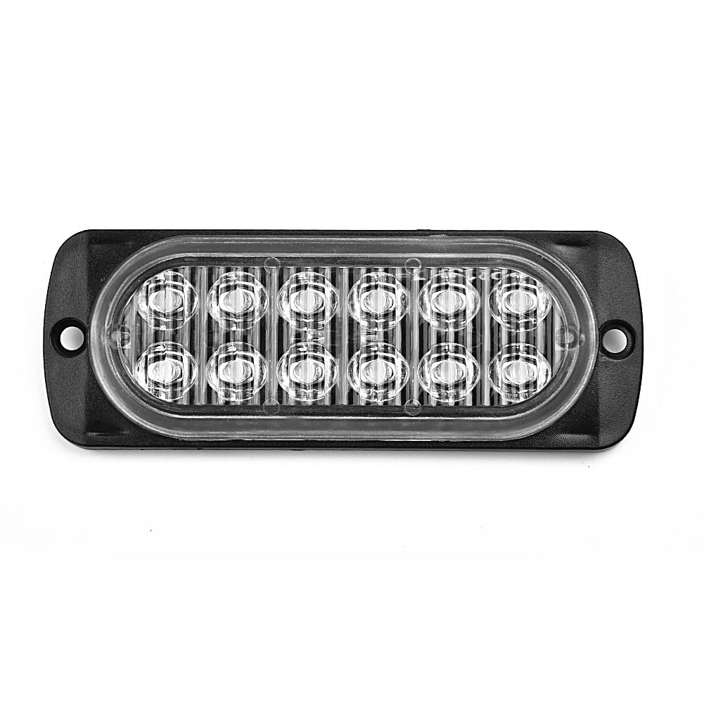 12LED Off-road Car Trucks Safety Urgent Working Fog Red Light Lamp 12V~24V 36W - Picture 4 of 12