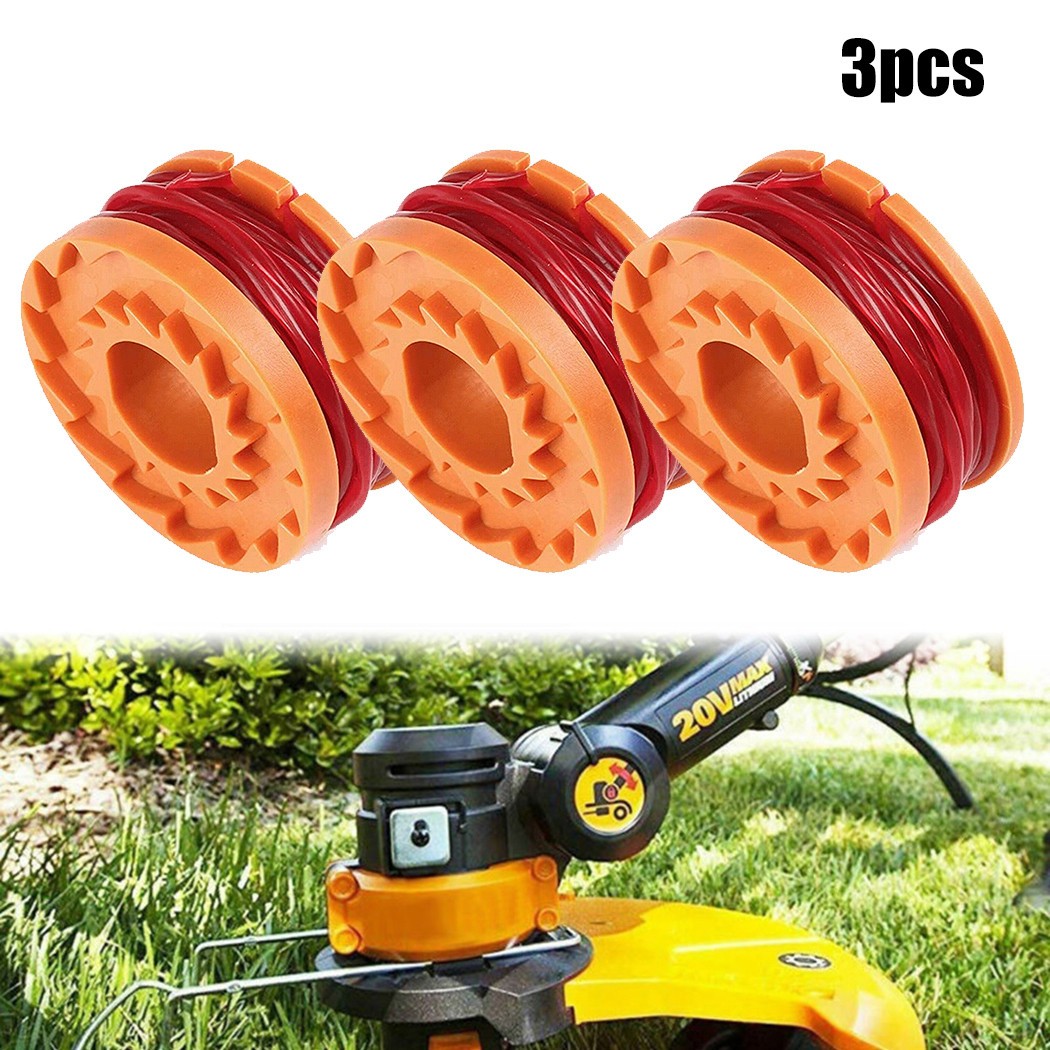 3 Bobine & Ligne Pour for Mgtp 18Li (18v Lithium-Ion sans Fil Tondeuse) Perco - Zdjęcie 6 z 11
