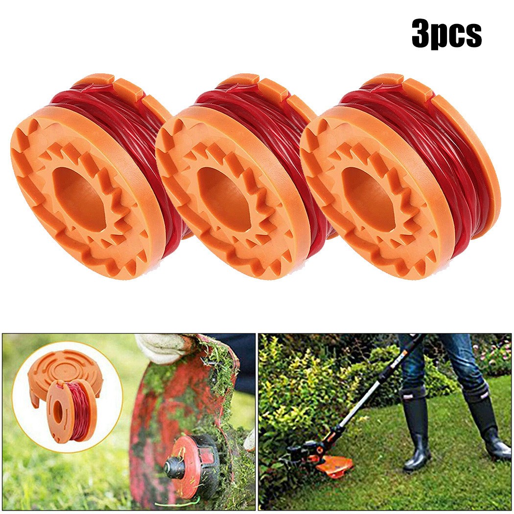 3 Bobine & Ligne Pour for Mgtp 18Li (18v Lithium-Ion sans Fil Tondeuse) Perco - Zdjęcie 3 z 11