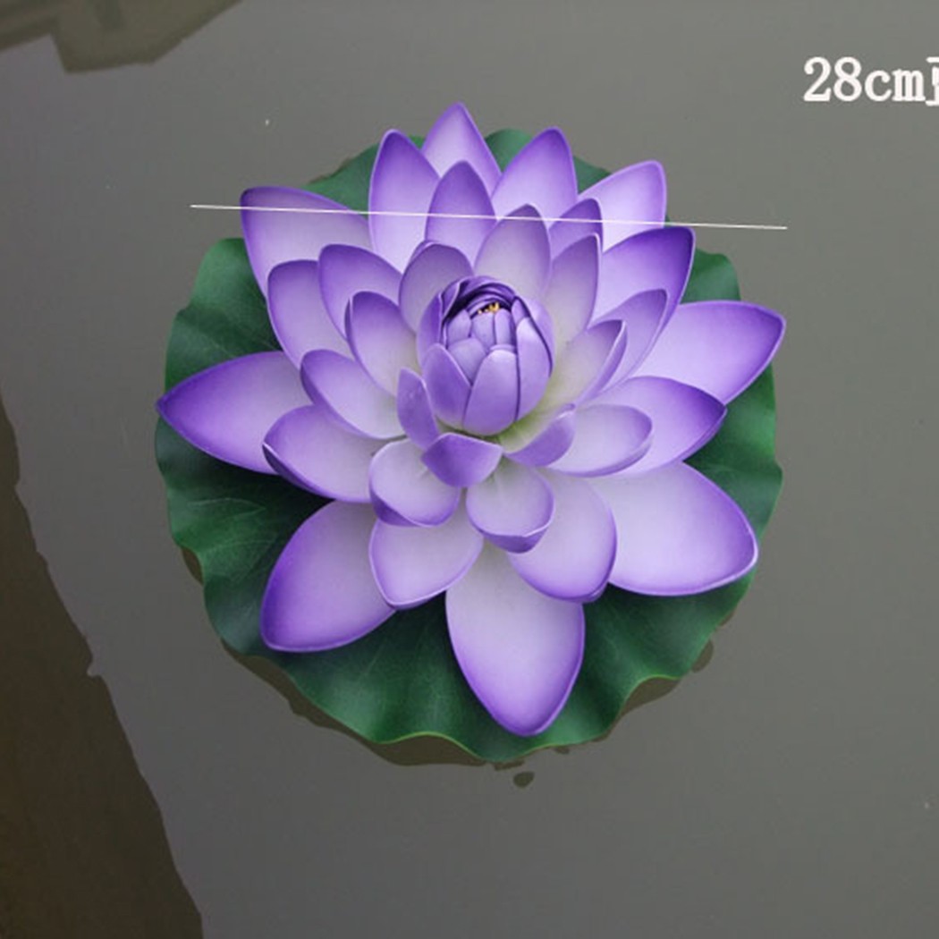 Floating Artificial Lily Pads for Home and Garden Soft Leaf Base Fade resistant - Bild 7 von 15
