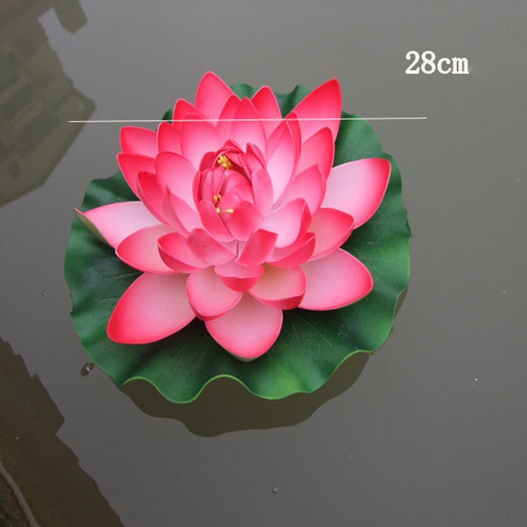 Floating Artificial Lily Pads for Home and Garden Soft Leaf Base Fade resistant - Bild 12 von 15