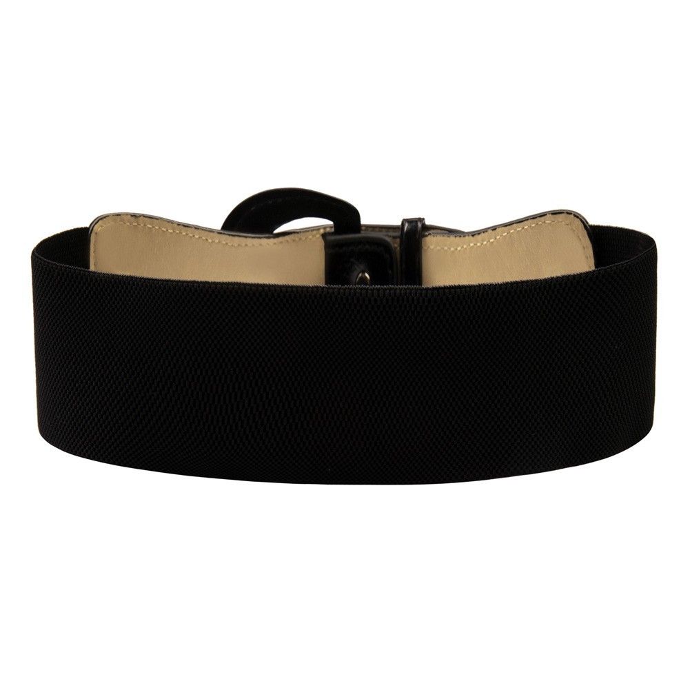 Elegant Women's Stretchy Elastic Waist Belt Wide Polyurethane Leather Band - Picture 116 of 129