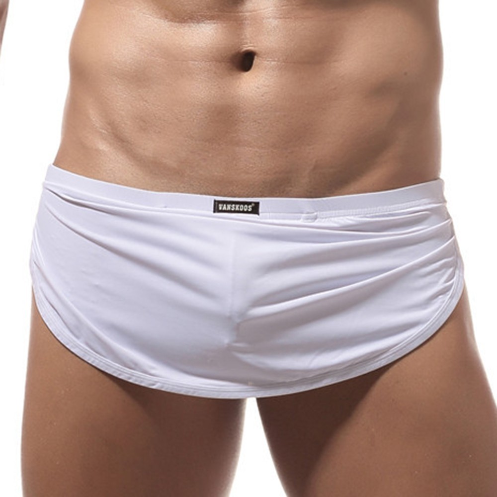 Men's Sexy Underwear Shorts with Thong Elastic Trunks and Breathable Material - Picture 8 of 16