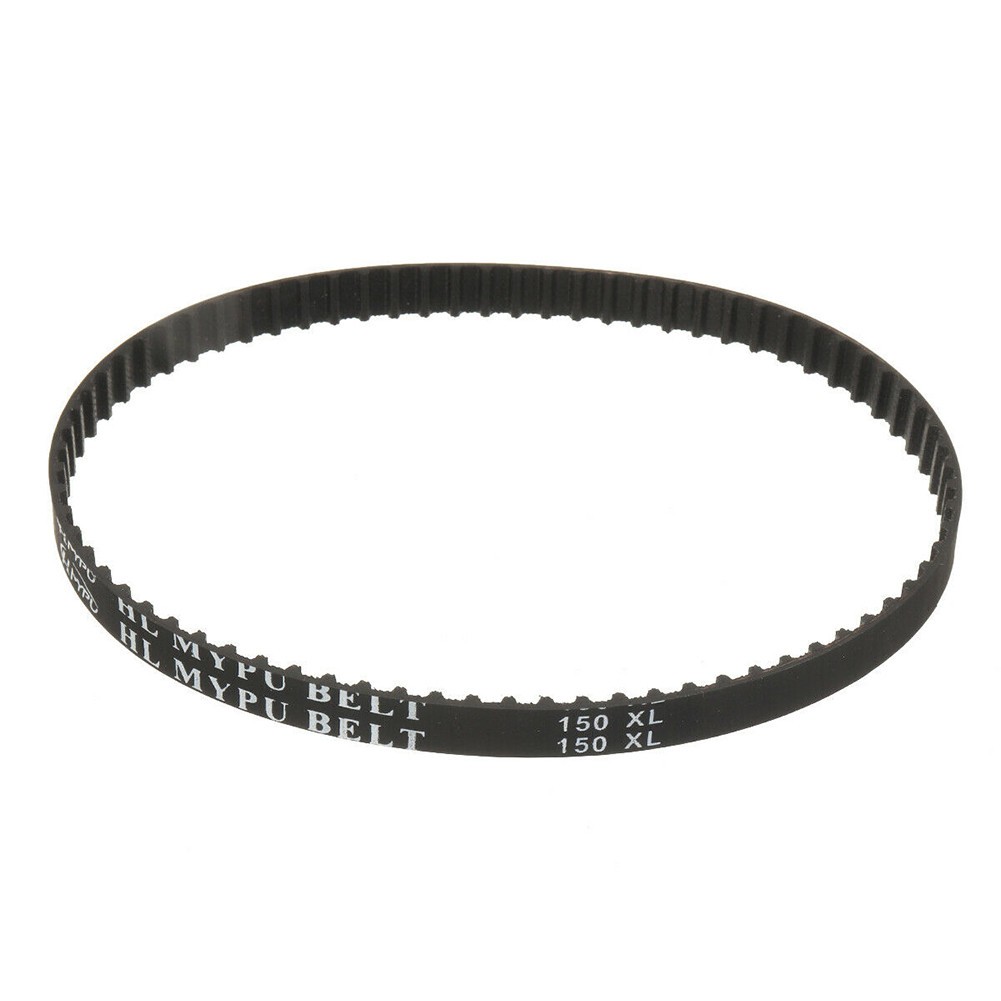 1x Timing Belt 75 Teeth Black Cogged Rubber Geared Belt 10mm Wide 150XL 037 - Zdjęcie 16 z 23