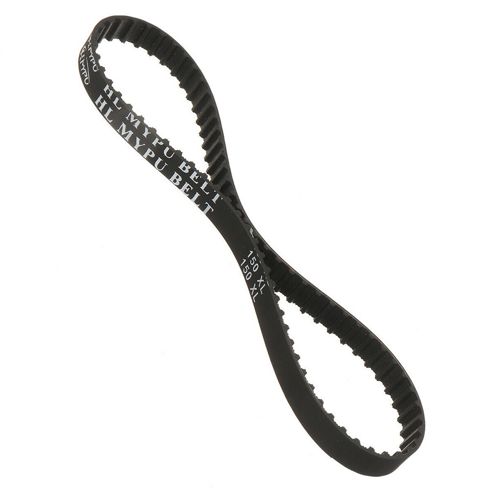 1x Timing Belt 75 Teeth Black Cogged Rubber Geared Belt 10mm Wide 150XL 037 - Zdjęcie 23 z 23