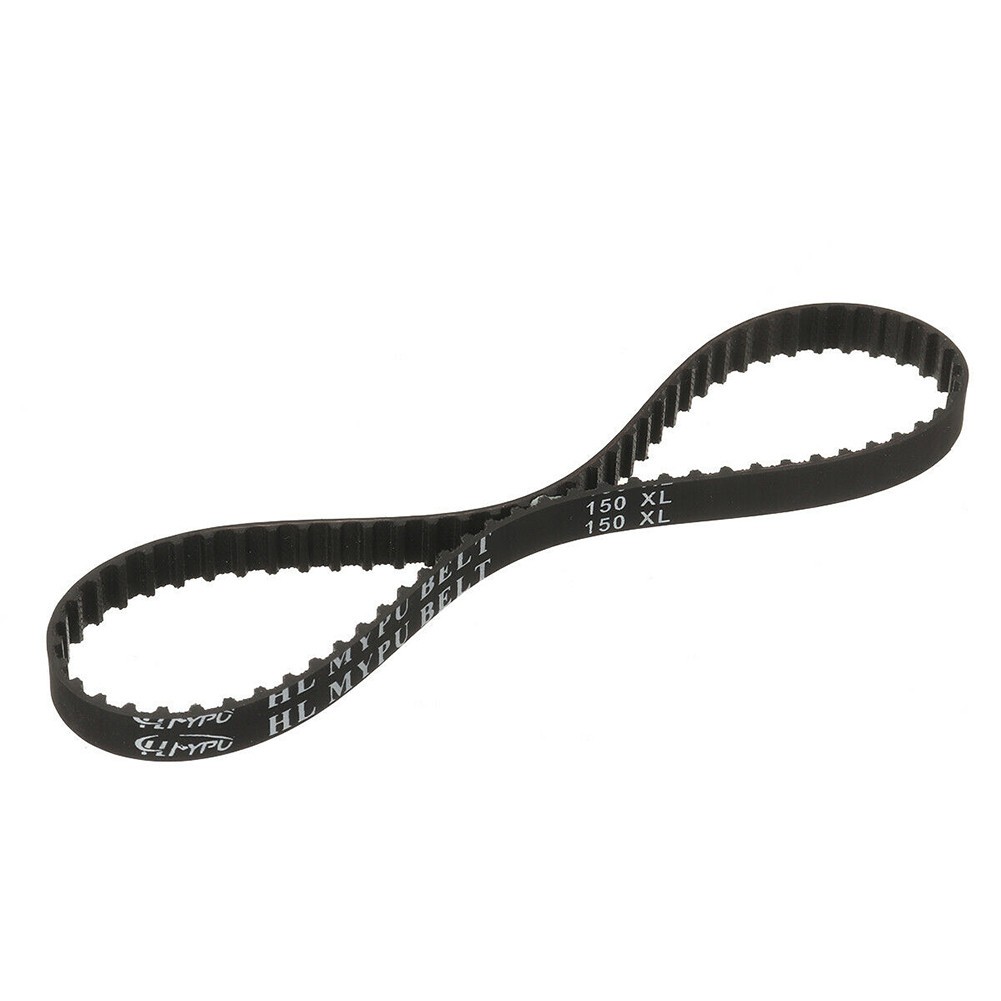 1x Timing Belt 75 Teeth Black Cogged Rubber Geared Belt 10mm Wide 150XL 037 - Zdjęcie 22 z 23