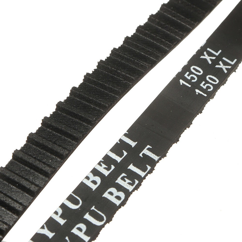 1x Timing Belt 75 Teeth Black Cogged Rubber Geared Belt 10mm Wide 150XL 037 - Zdjęcie 21 z 23