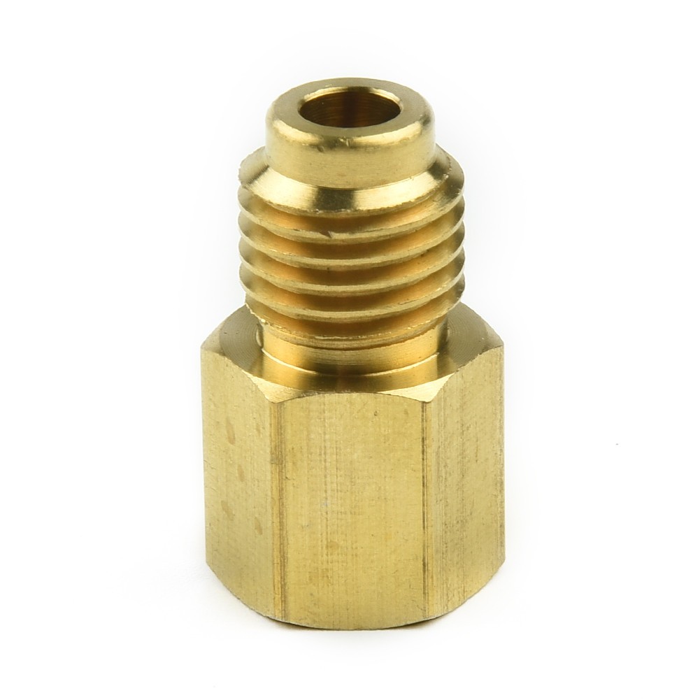 Brass R134A/R12 Car Conditioner Adapter Quick Coupling 1/2 ACME Male 1/4 SAE - Picture 9 of 12