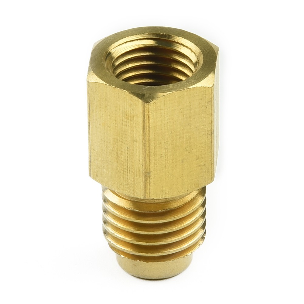 Brass R134A/R12 Car Conditioner Adapter Quick Coupling 1/2 ACME Male 1/4 SAE - Picture 11 of 12