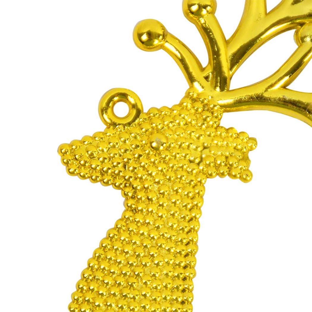 2021 Neu Elch Weihnachtsdeko PVC Rentier Silber Weihnachtsschmuck Gold - Bild 17 von 35
