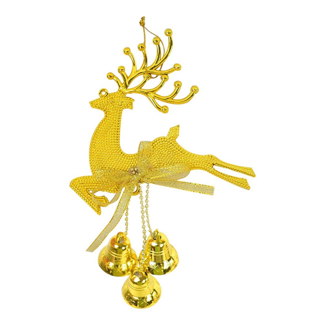 2021 Neu Elch Weihnachtsdeko PVC Rentier Silber Weihnachtsschmuck Gold - Bild 13 von 35