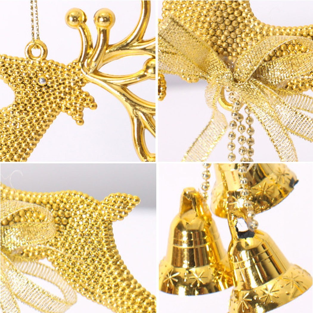 Neu 2021 Heiß Elch Weihnachtsdeko Gold PVC Rentier Silber Kindergeschenk - Bild 21 von 35