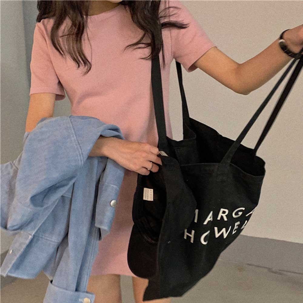 Elegant Women's Summer Dress MidLong Short Sleeve T shirt Dress in Candy Color - Picture 12 of 25