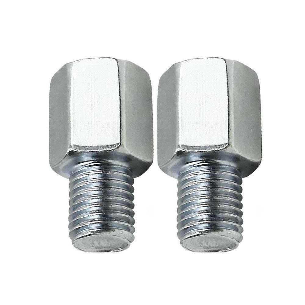 High Quality Screws Chrome Clockwise Threaded Mirror Adapters Pratical - Picture 11 of 12