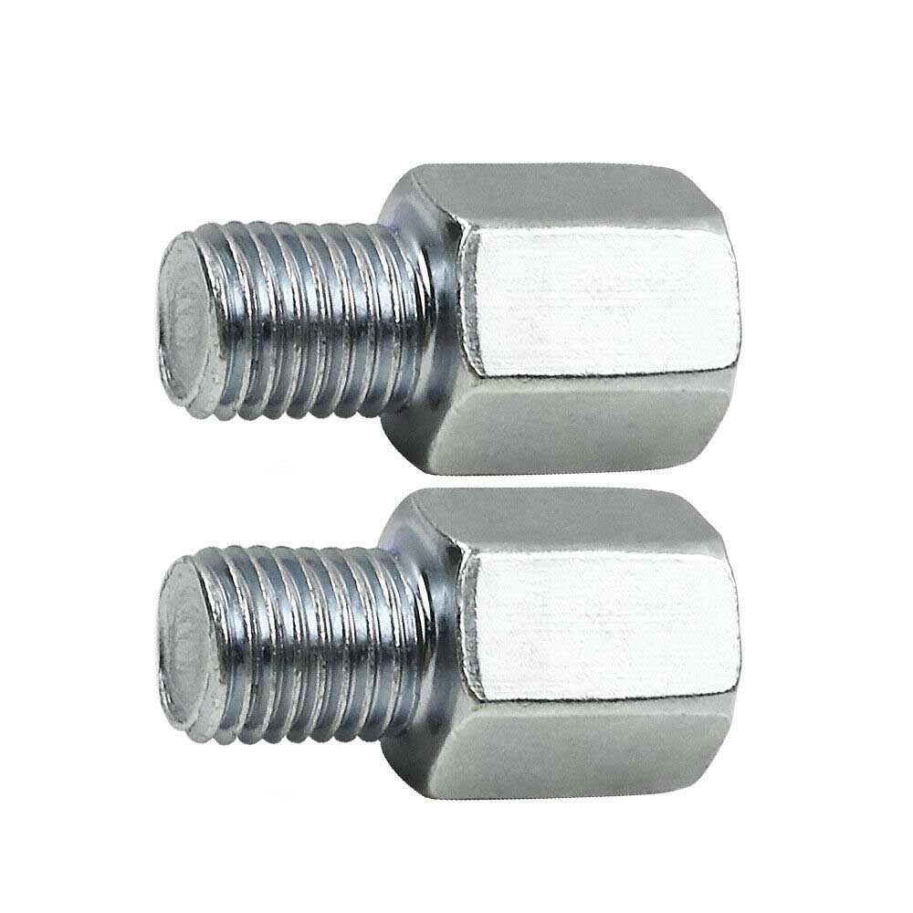 High Quality Screws Chrome Clockwise Threaded Mirror Adapters Pratical - Picture 5 of 12