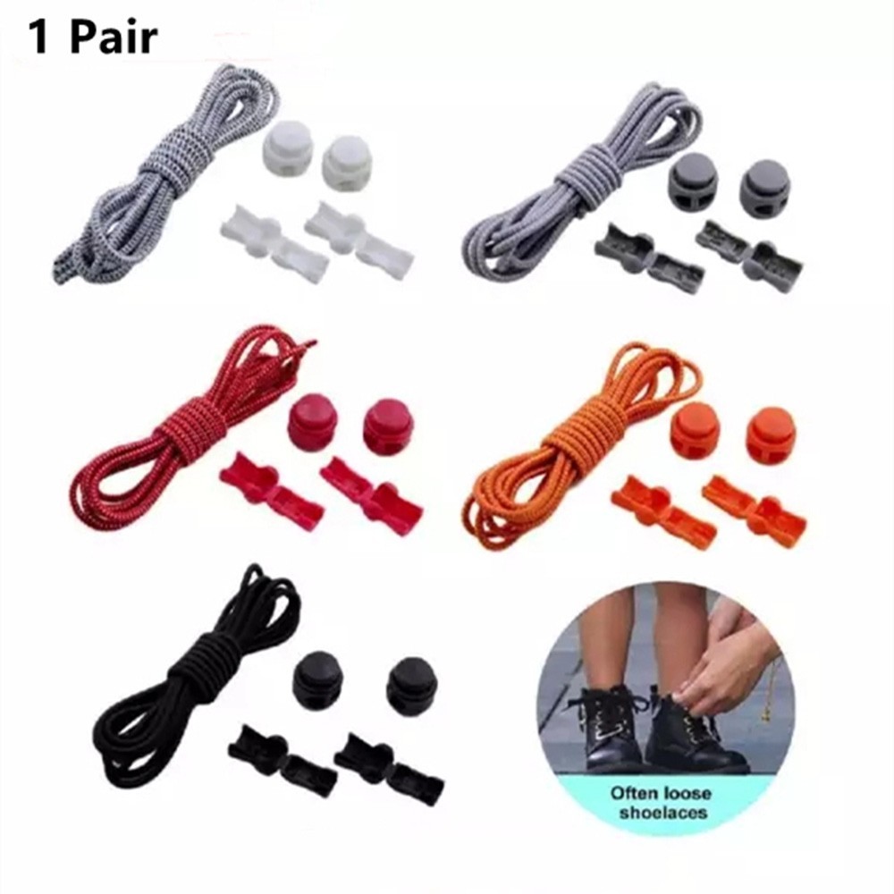 Image showcasing High Quality Elastic Shoelaces for Kids and Adults Quick Release ...