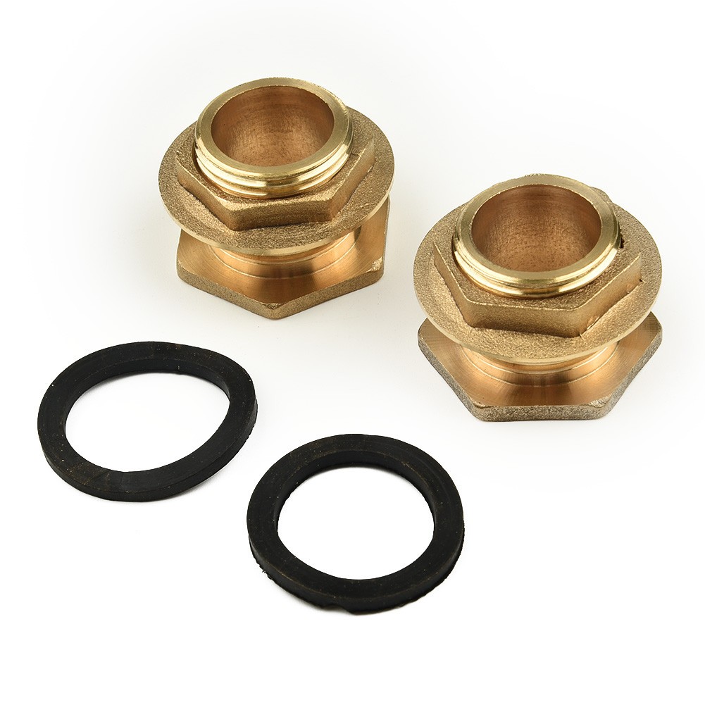 Connection Water Tank Connection Connector Or Rain Set Tank Water 1/2 2PCS 3/4 - Picture 30 of 47