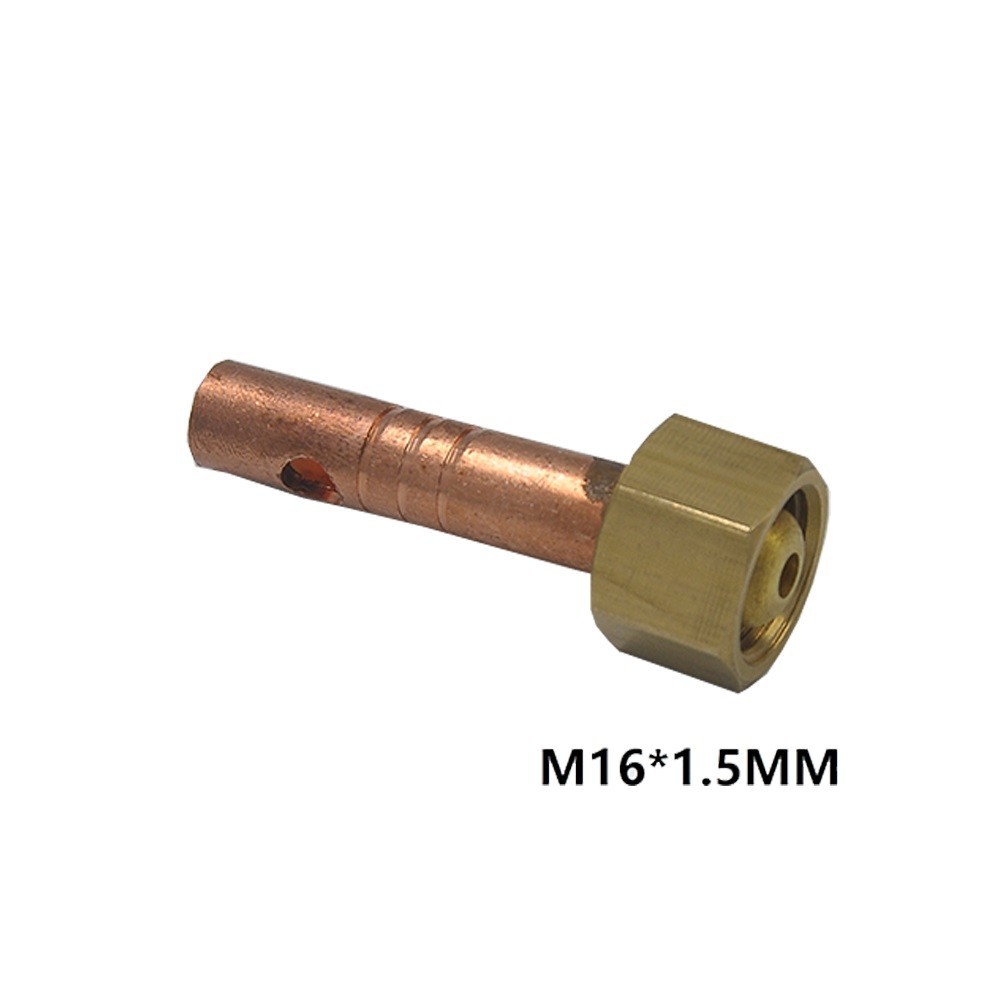 Conector de alimentación/gas Antorcha de alimentación Soldadura Material de latón Conector de cable - Imagen 23 de 25