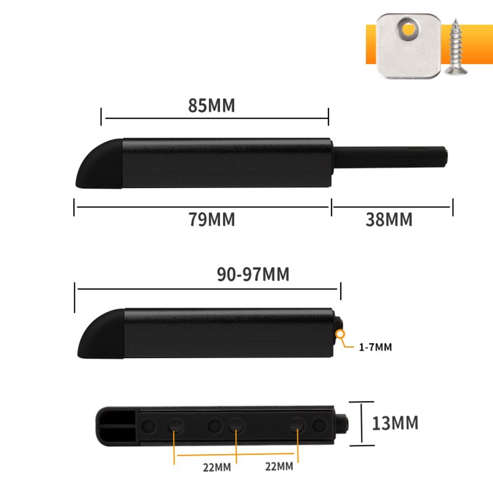 New Practical Push Latch Touch 1 Pcs Door Catch Drawer Home Improvement