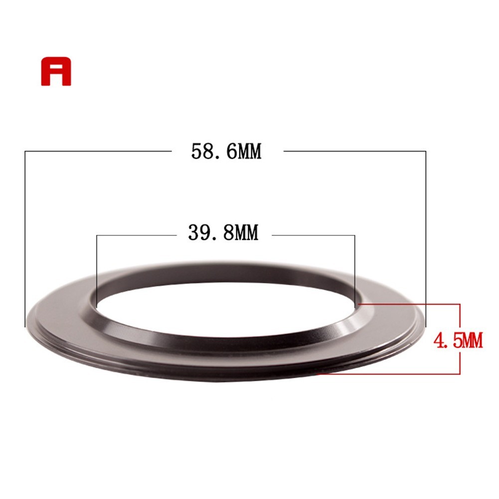 Replace Earphone Base Rings Aluminum Alloy Bottom Gear Conversion Seat