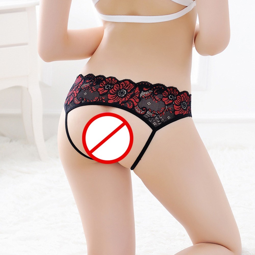 Slip mode chaude aspect humide sous vêtement femme économies dentelle lingerie voir à tr