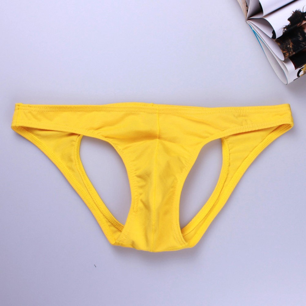 Men's Backspace Low Waist U Convex Boxer Briefs Sexy Breathable Underpants - Picture 7 of 8