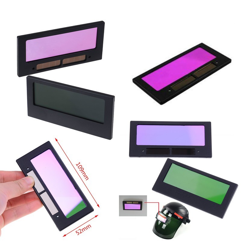 Welding Lens Auto Darkening ABS Accessory Solar Battery Welding Filter