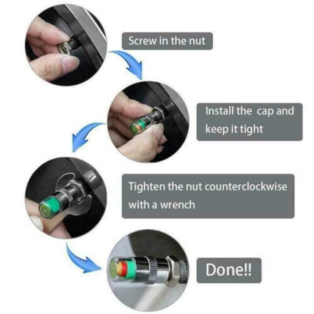 High Quality Indicator Valve Tire Pressure 3 Color Monitor System Tire Pressur - Picture 12 of 12