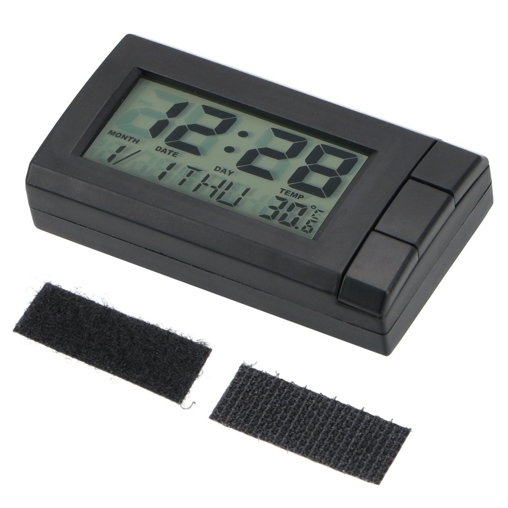 Reliable Car LCD Digital Display Clock with Temperature and Date Display - Picture 1 of 11