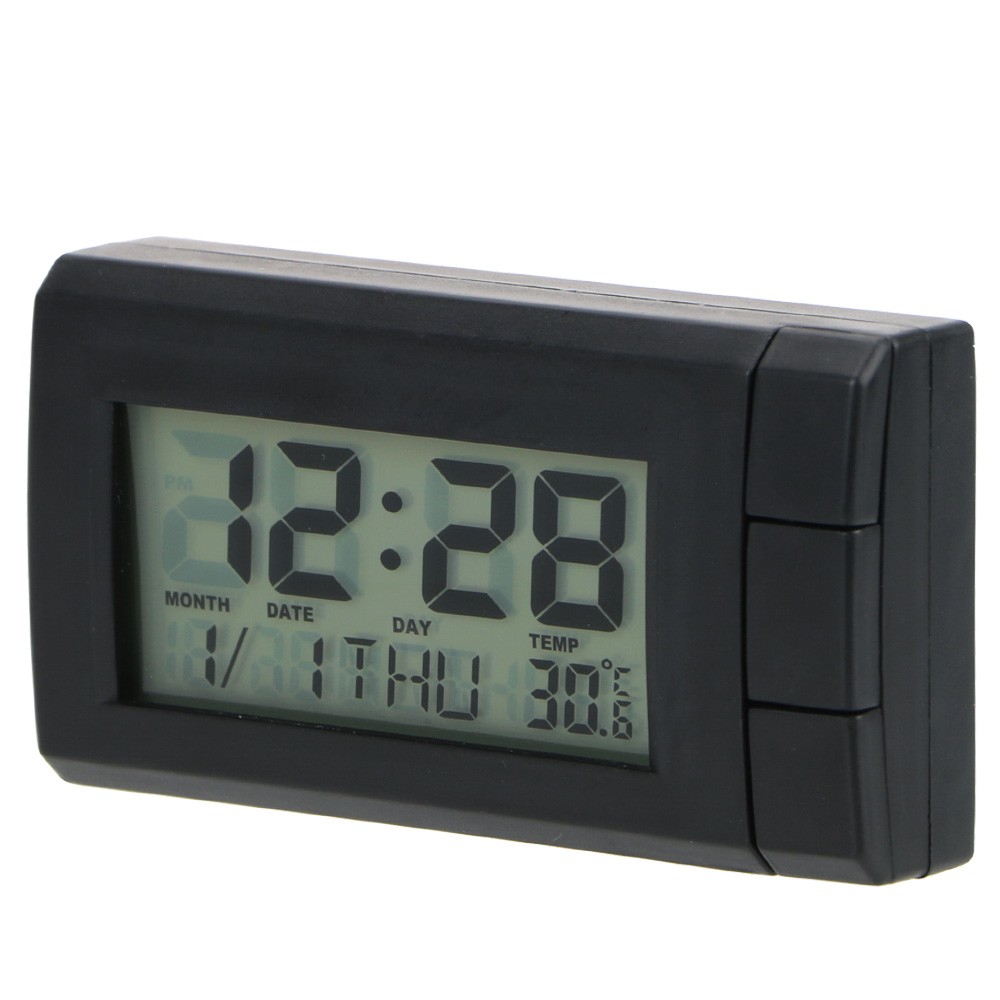 Reliable Car LCD Digital Display Clock with Temperature and Date Display - Picture 10 of 11