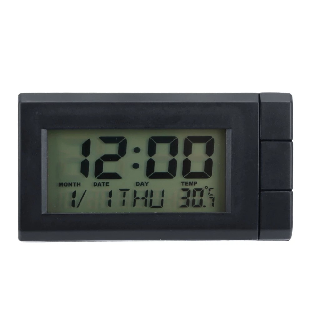 Reliable Car LCD Digital Display Clock with Temperature and Date Display - Picture 3 of 11