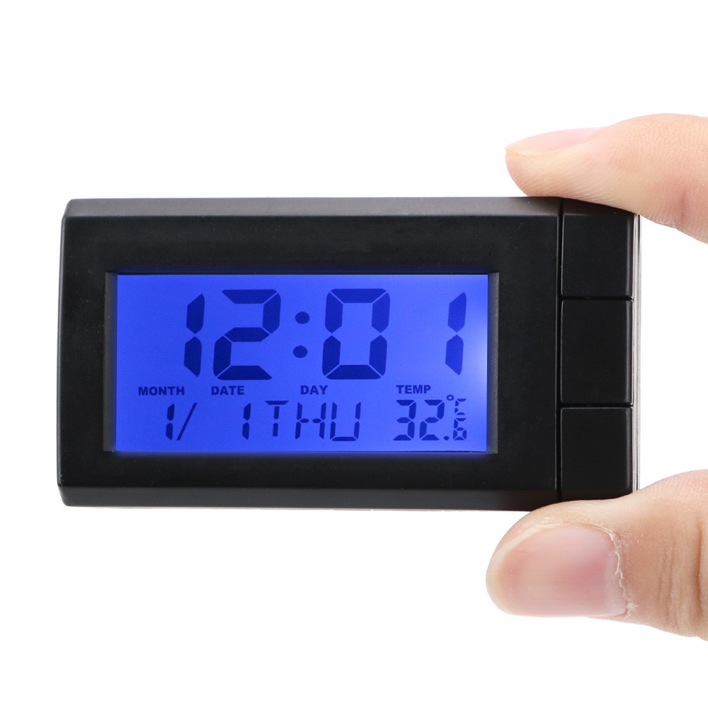 Reliable Car LCD Digital Display Clock with Temperature and Date Display - Picture 6 of 11