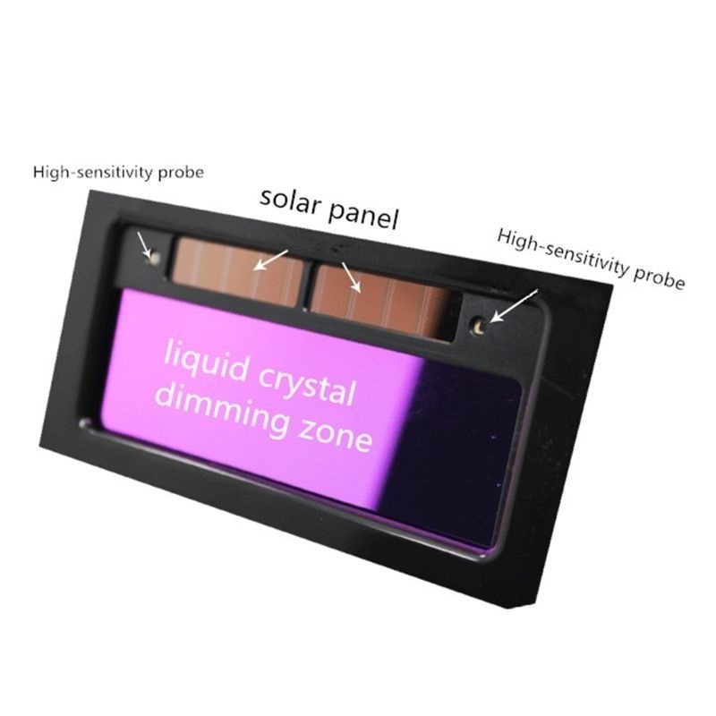 Welding Lens Auto Darkening ABS Accessory Solar Battery Welding Filter