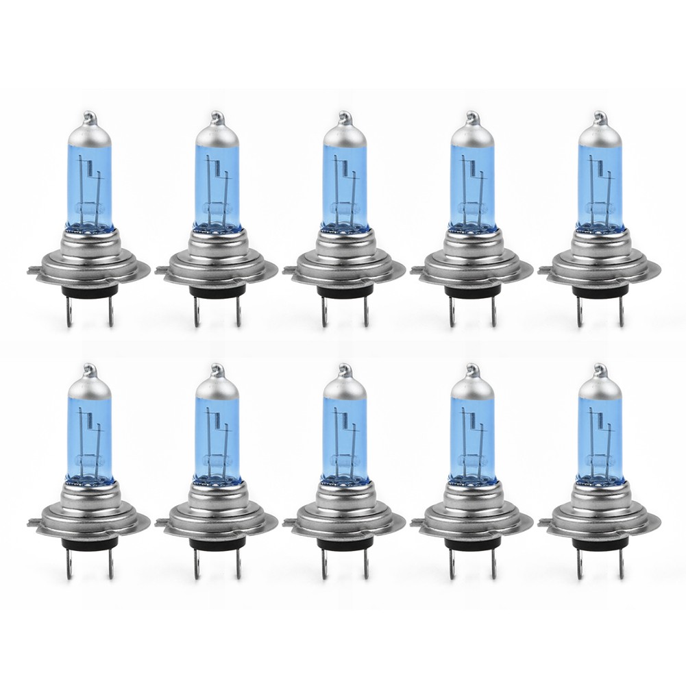 Light Xenon Headlights Set Bright 10pcs H7 12V White 6000K Halogen Lamp Bulbs - Picture 9 of 12