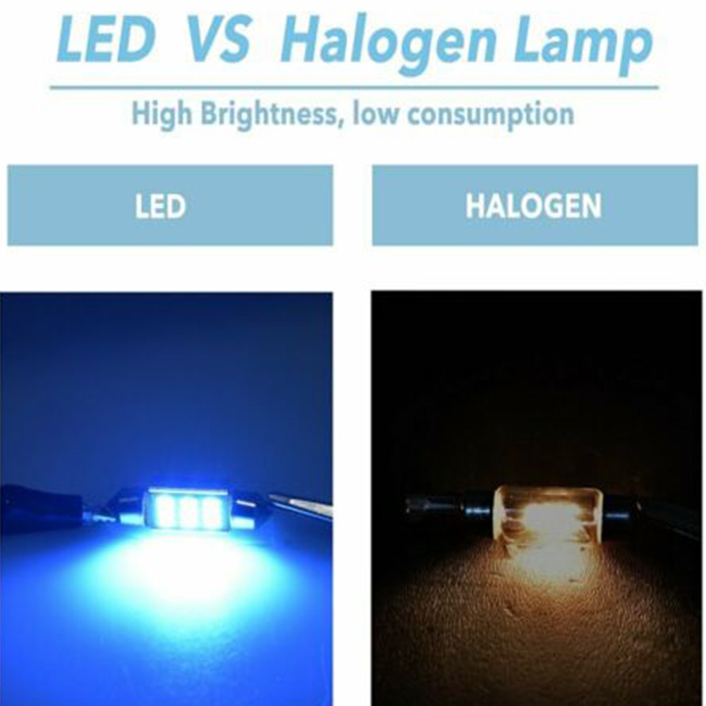 Brighten Up Your Car's Interior with Festoon Canbus Blue LED Bulb 36mm - Picture 36 of 36