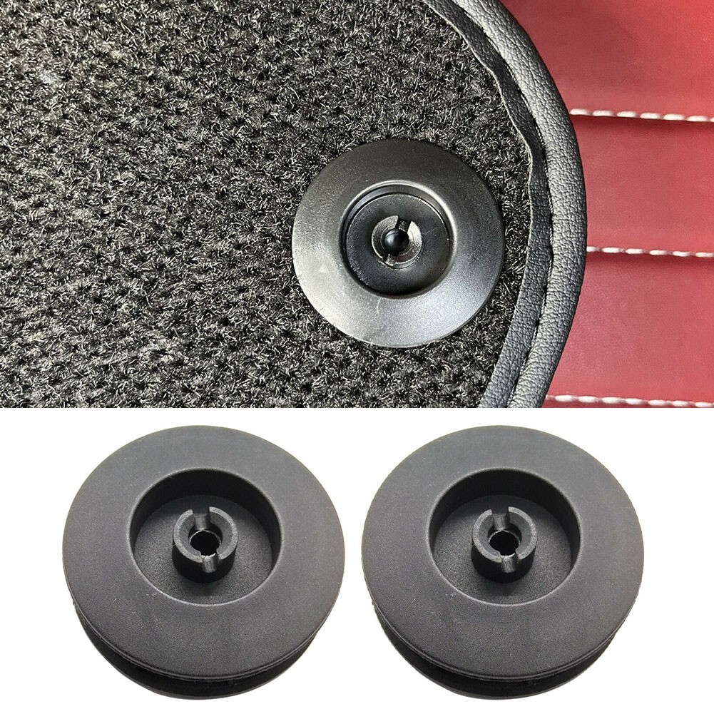 New Practical Car Floor Mat Fasteners Plastic Upper+ Lower Fixing Buckle