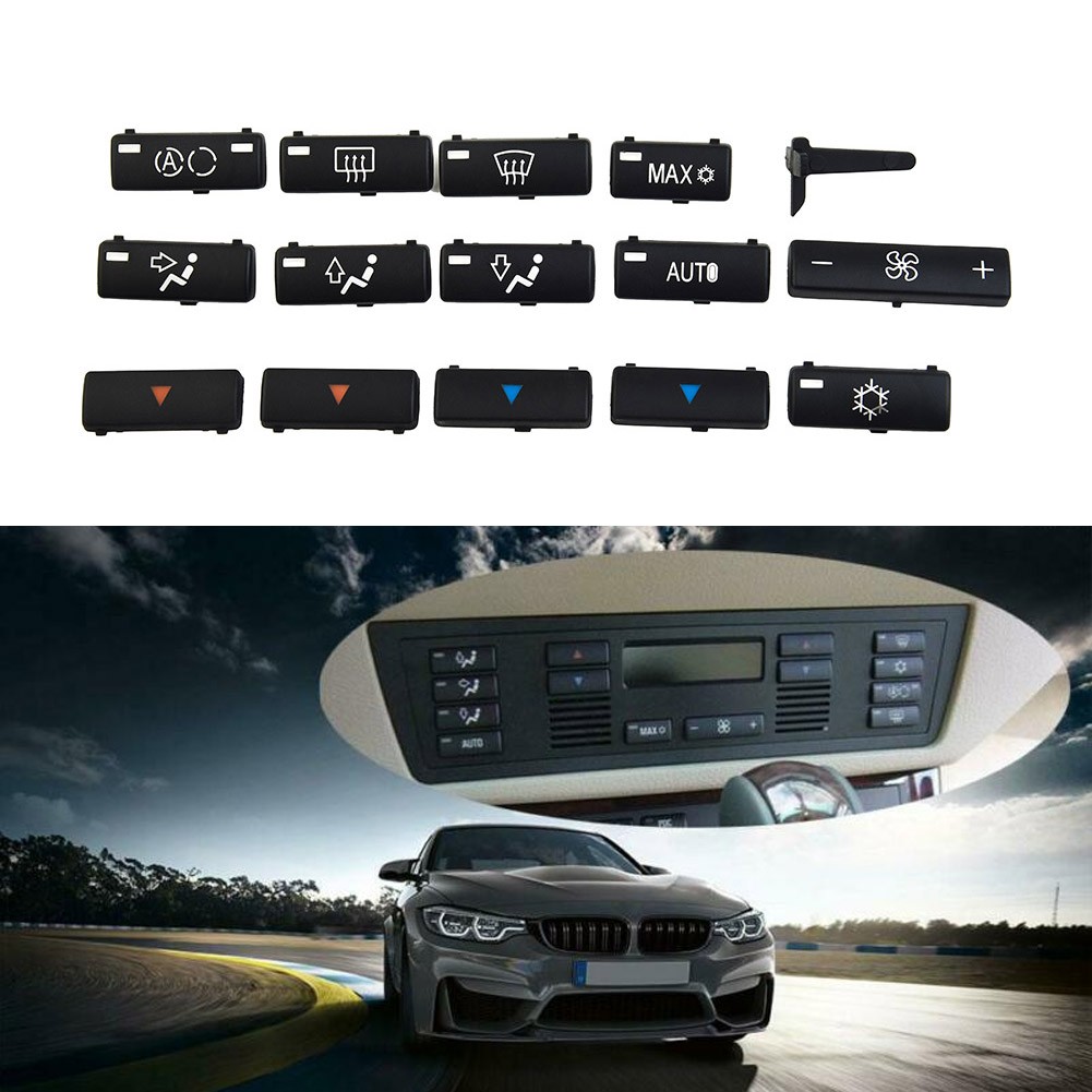 Car Ac Climate Control A/C ABS + PC Heater Controls For BMW X5/E53 E39 - Picture 1 of 12