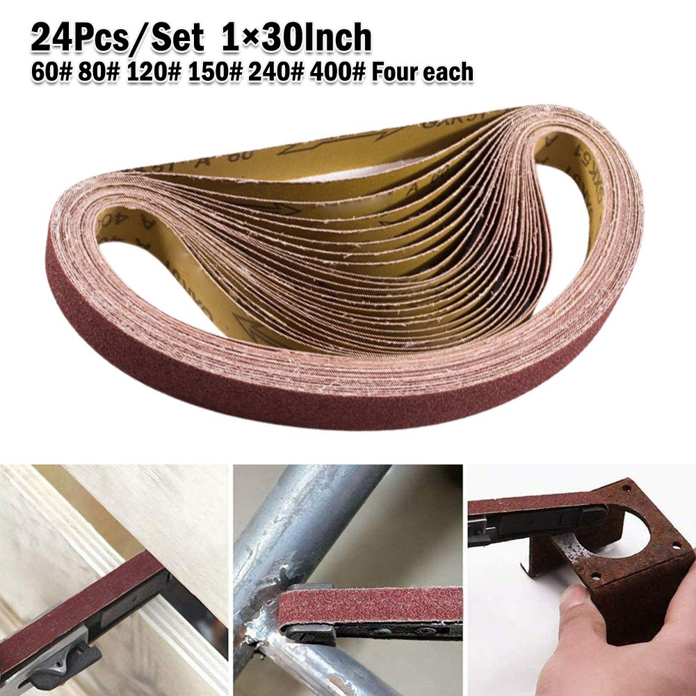 Trend Aluminiumoxid-Schleifband 75 X 533 Mm, 40er Körnung, AB/B75A/40A, 3er-Pack
