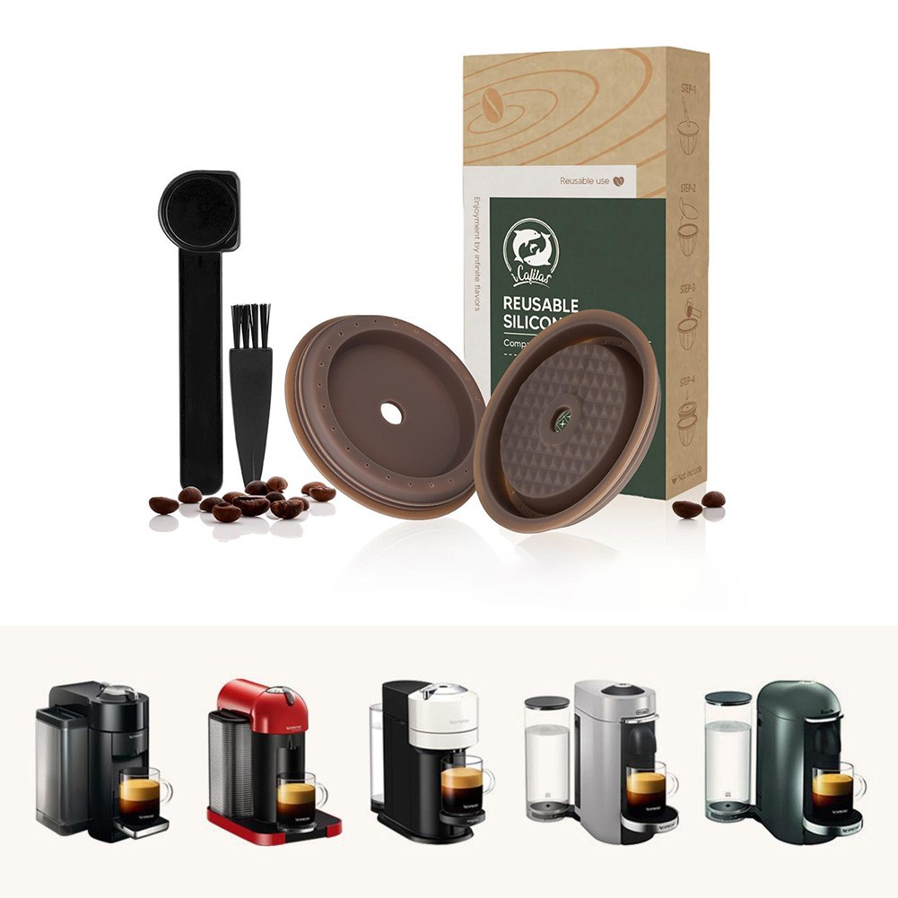 Lékué Reusable 2 X 3.4\" Silicone Flexible Lids (Stretch Up To 3.9\") Keeps Food Fresh, Cans Or Bowls, Hygienic, Lightweight, Durable Vacuum Food Saver Tops, Microwave & Dishwasher Safe