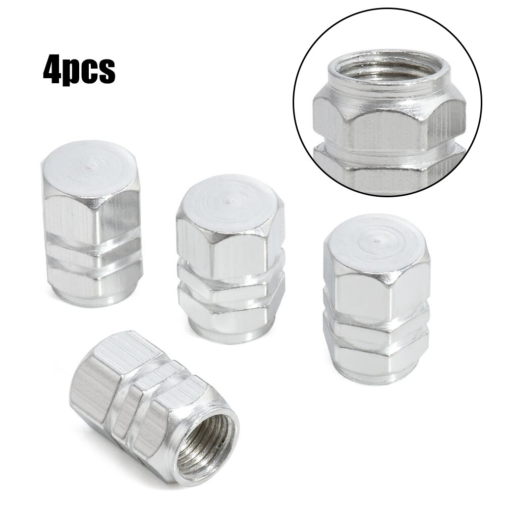 4* Aluminum Tire Wheel Rims Stem Air Valve Cap Tyre Cover Car Truck Bike Gadgets