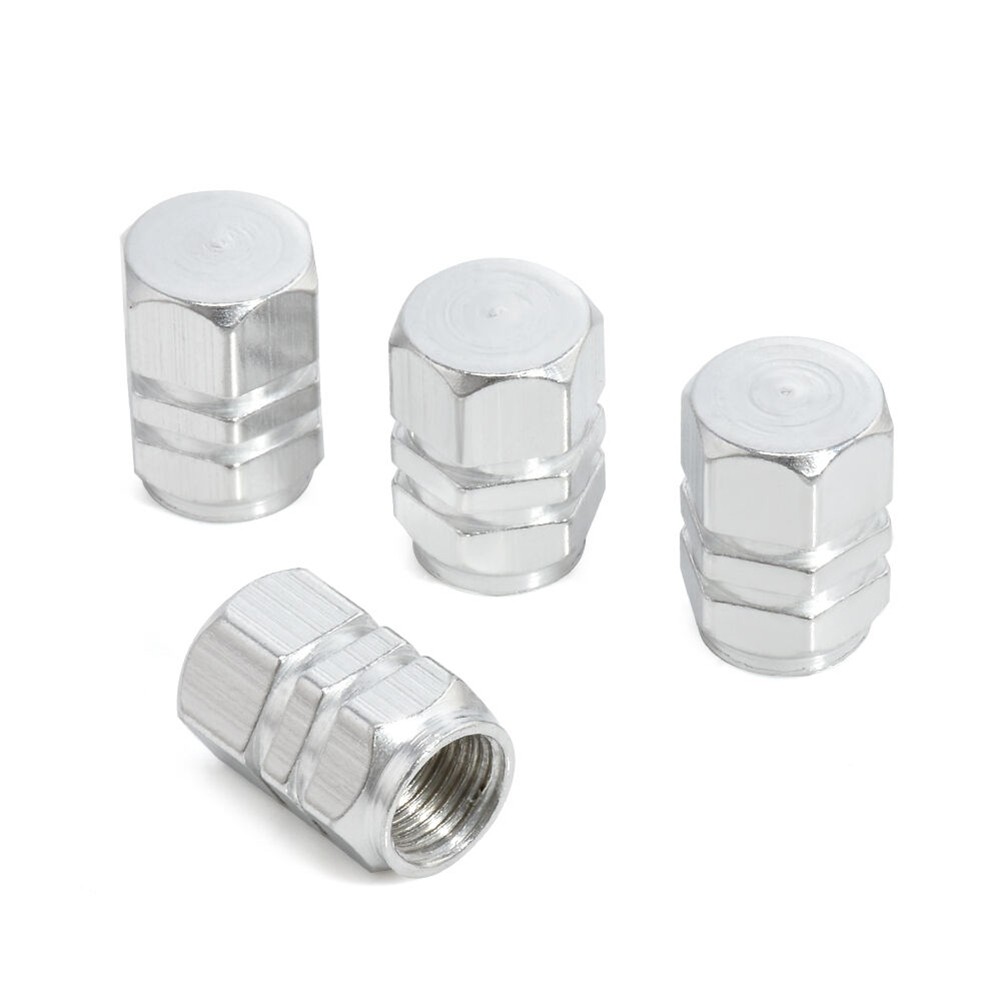4* Aluminum Tire Wheel Rims Stem Air Valve Cap Tyre Cover Car Truck Bike Gadgets - Picture 8 of 8