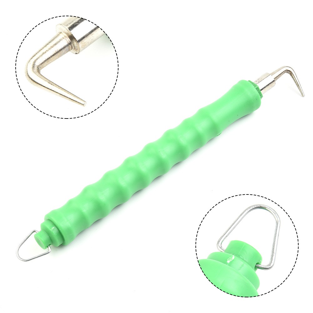 Crochet de fixation pratique pour barre en acier vert pour divers projets de con - Zdjęcie 11 z 12