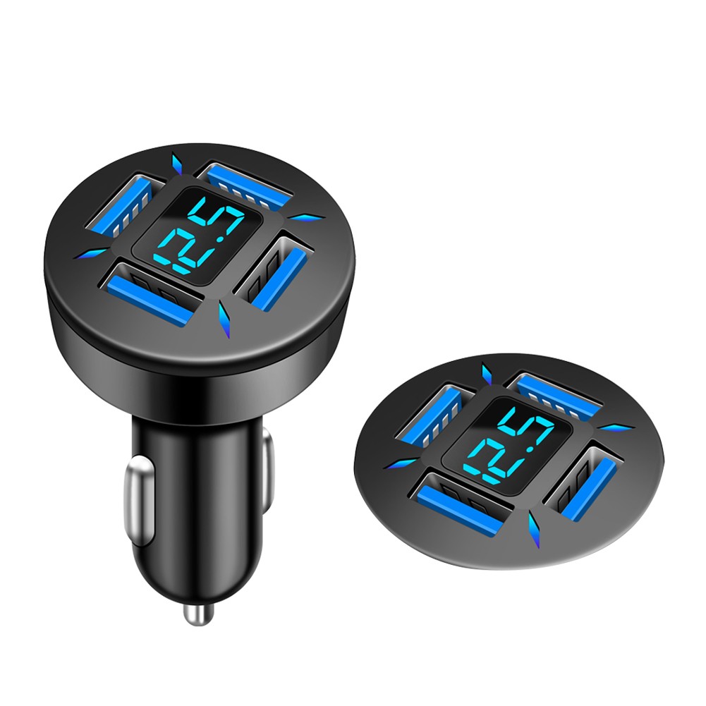 Sleek and Modern Car Charger with 4 USB Ports Suitable for All Vehicles - Zdjęcie 7 z 7