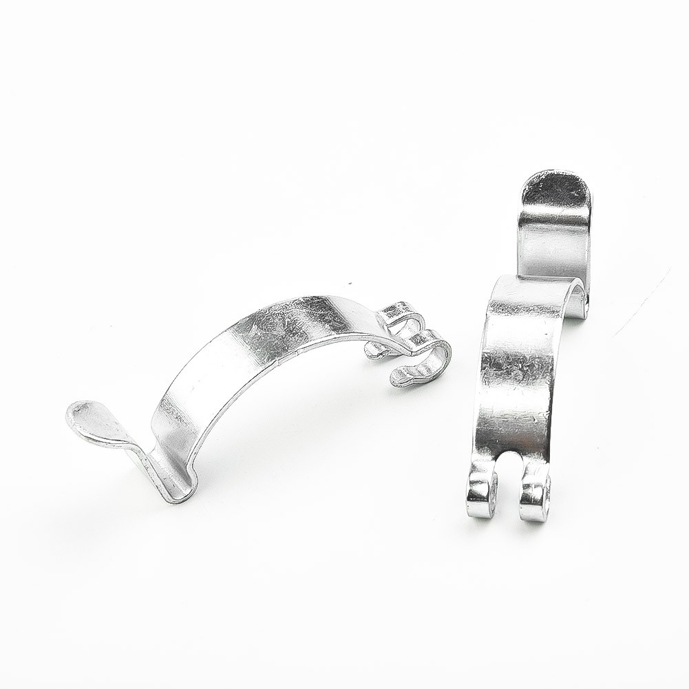 Lid Clip Metal Silver Spring 2 Pieces Air Filter Box Car Cleaner Housing - Picture 13 of 22