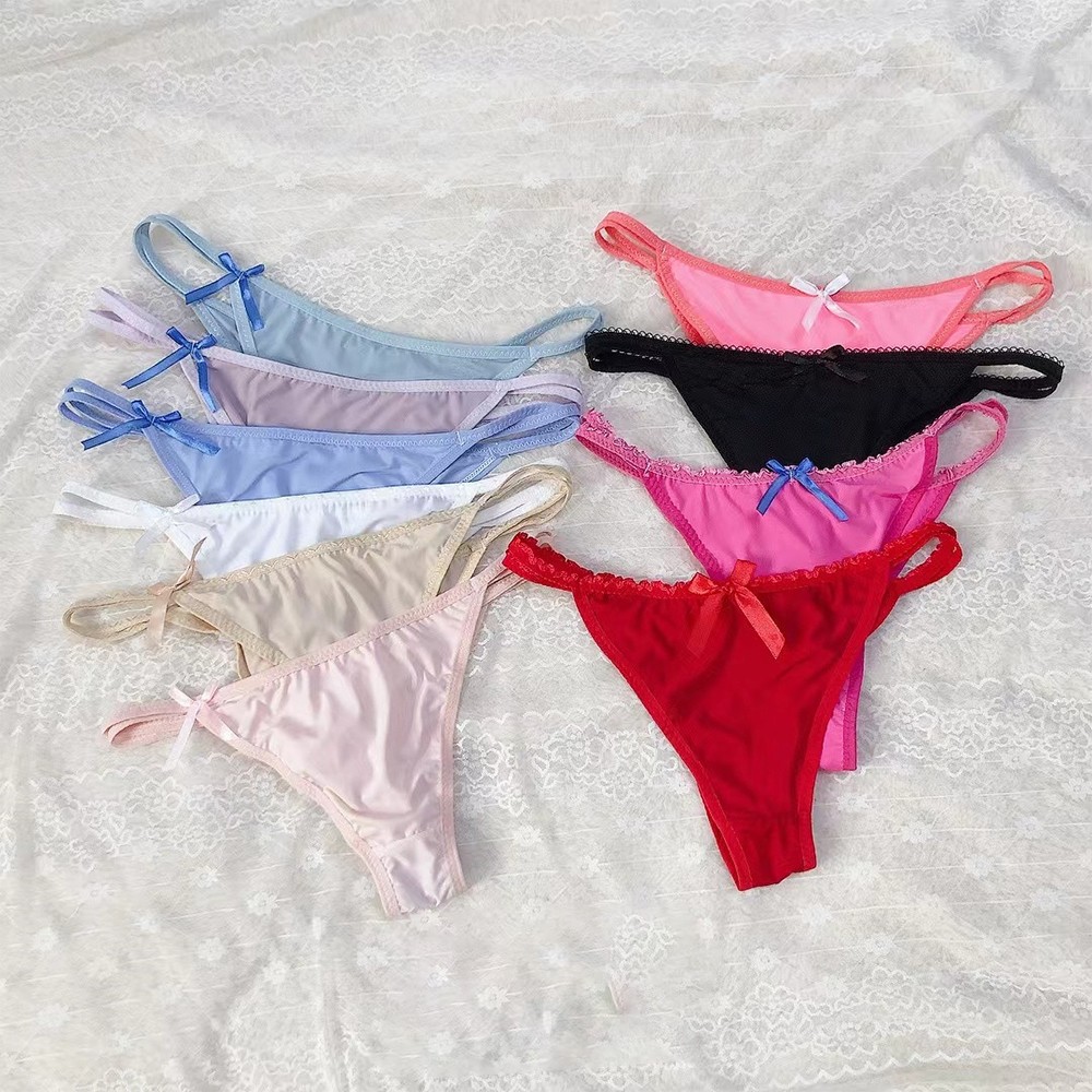 Damen Mesh Sheer Bulge Pouch Bikini Slip Tangas Unterwäsche Unterhose - Bild 17 von 31