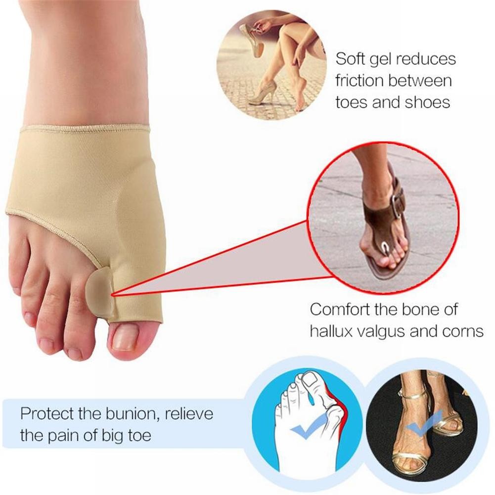 Hallux Valgus Correction Toe Pads with Protective Soft Gel Design 2Pcs - Picture 32 of 36