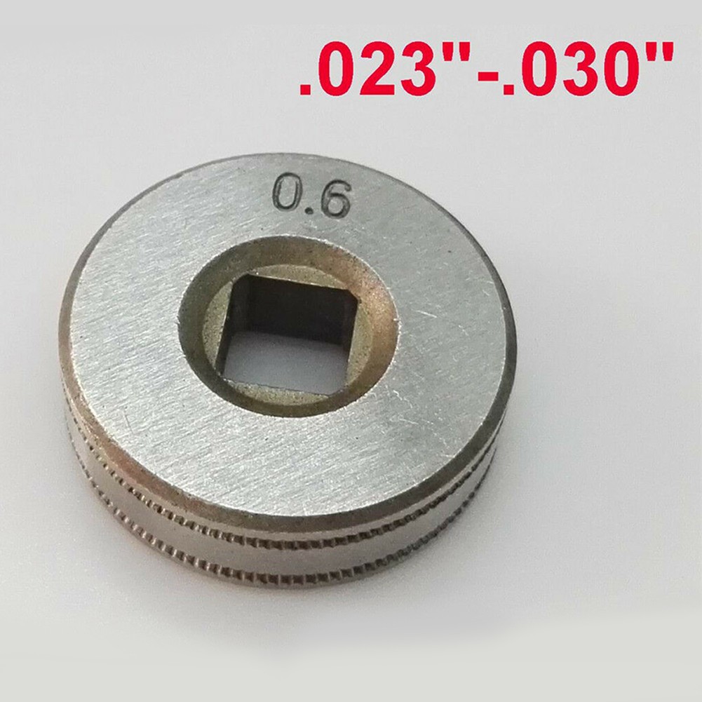 MIG WIRE FEED ROLLER DRIVE WHEEL SQUARE V KNURLED WELDING 0.6/0.8/.023-.030