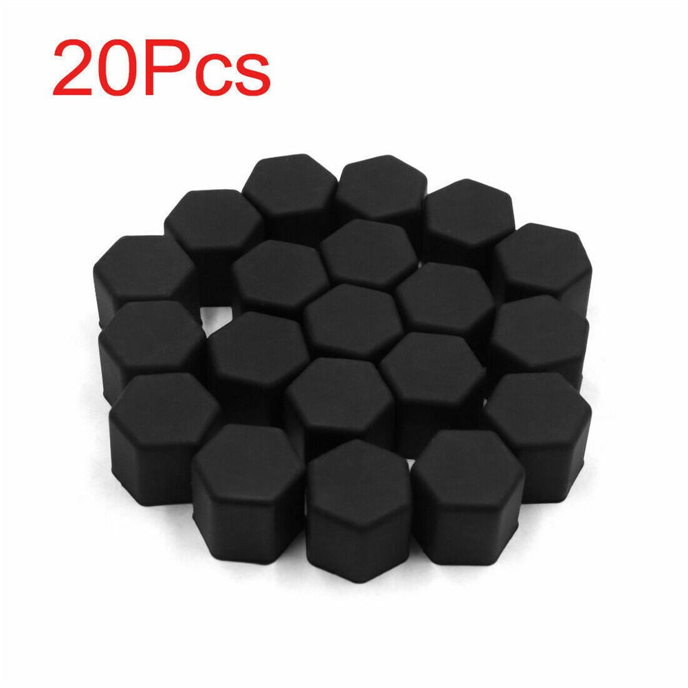 20pcs Silicone 21mm Voiture Ecrou liquidation de Roue Prise Protection Housse Hub-Screw Rim