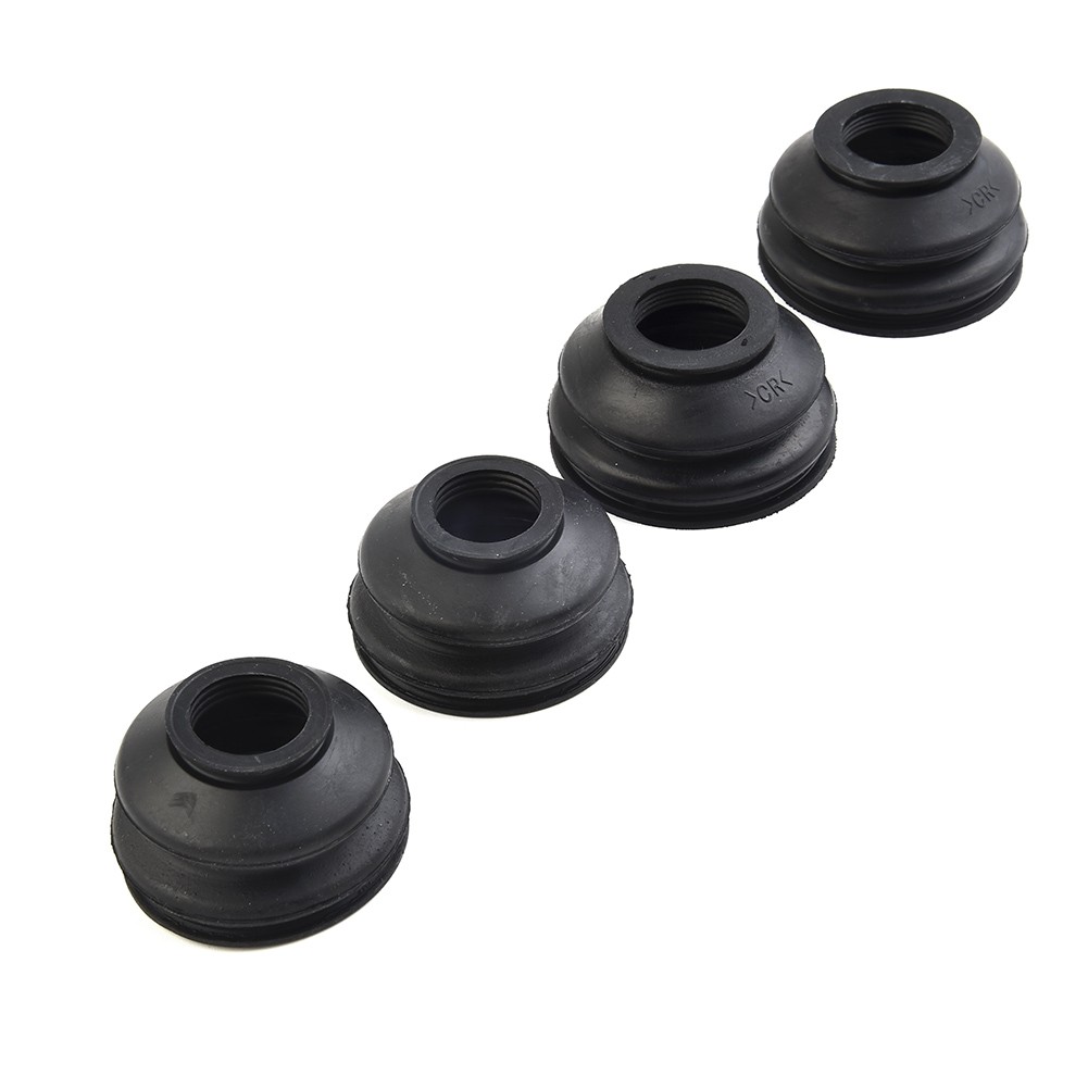 4pc Universal-Rubber Ball-Joint Rubber Dust Boot-Cover Track Rod End Set Kit New - Picture 8 of 12