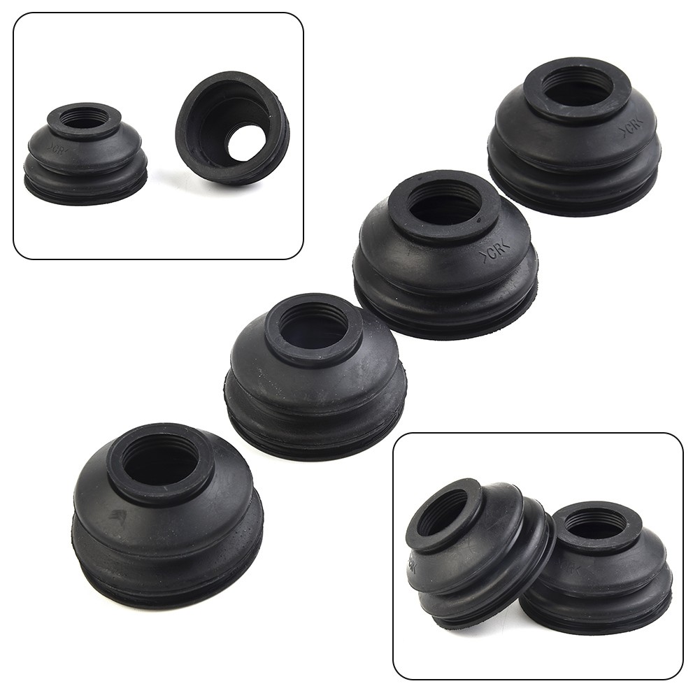 4pc Universal-Rubber Ball-Joint Rubber Dust Boot-Cover Track Rod End Set Kit New - Picture 11 of 12
